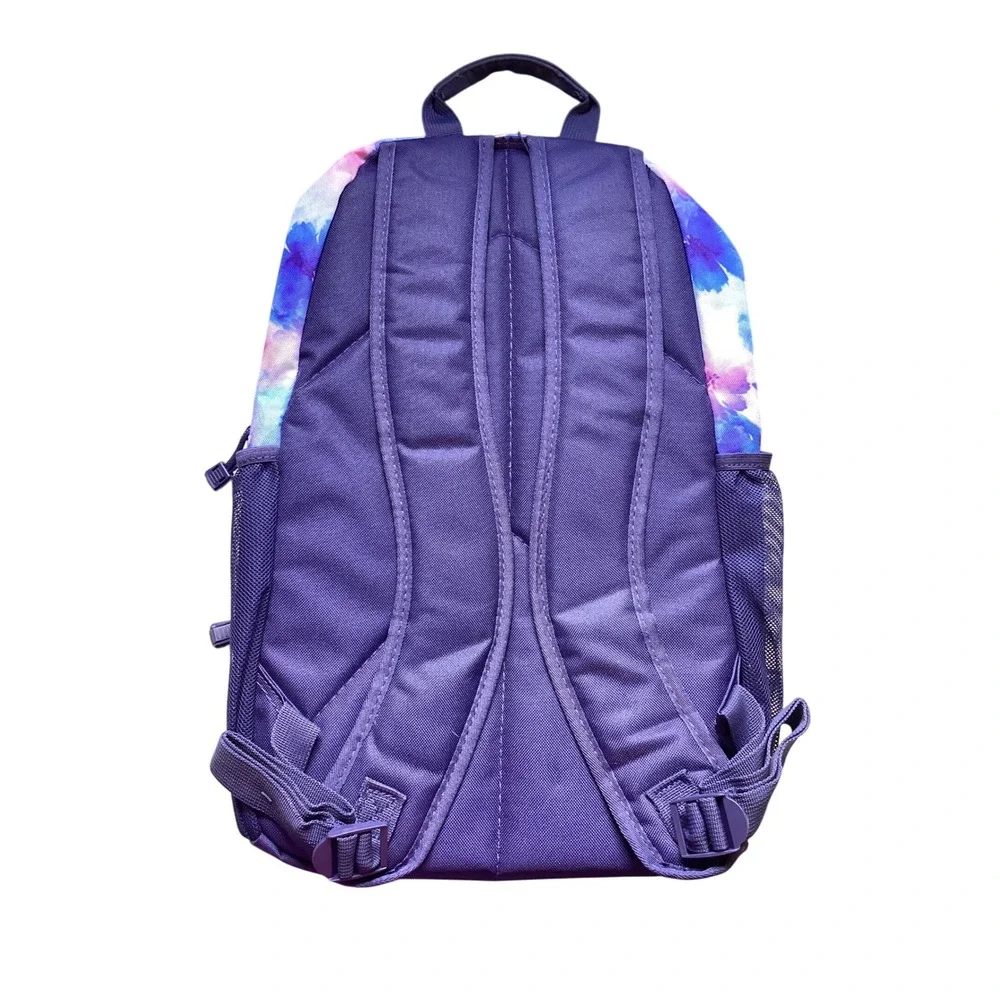 Eastsport Eclipse Core 19 Inch Backpack Purple Pink Floral Laptop Sleeve NWT